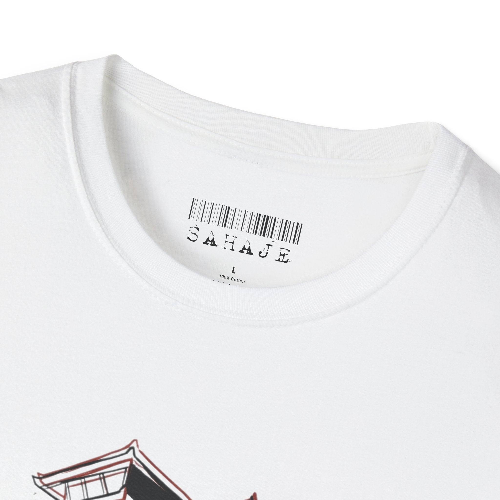 T-Shirt — Vintage Camper & Cabin Graphic Tee (“Woke 2 a New World & Now a Story” text)