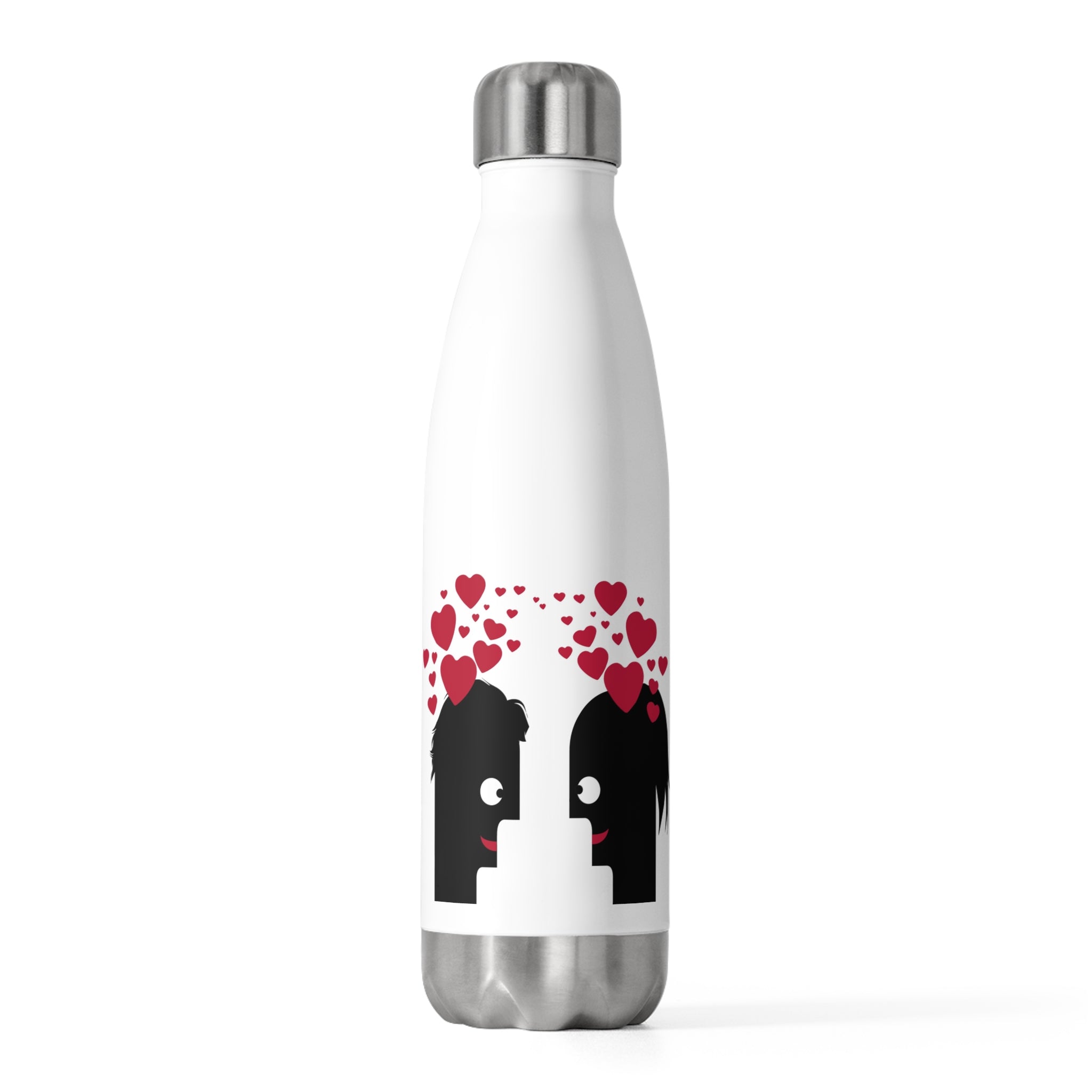 Romantic Couples Insulated Water Bottle - Heart Design, Perfect for Weddings, Anniversaries, Valentine's Day, Gifts for Him or Her, [...]