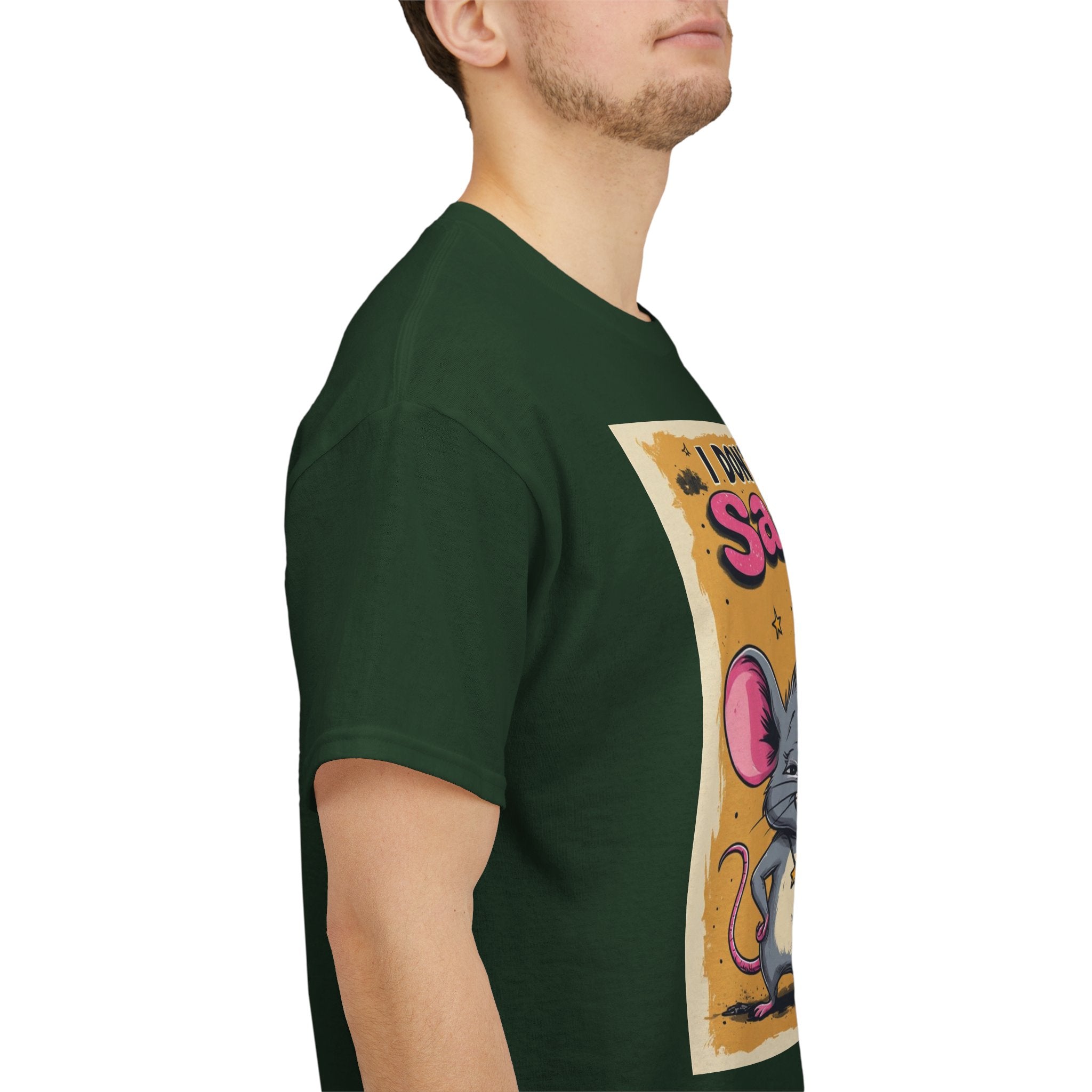 I Don't Give A Snair! Tee — Funny Mouse & Cat Graphic T-Shirt