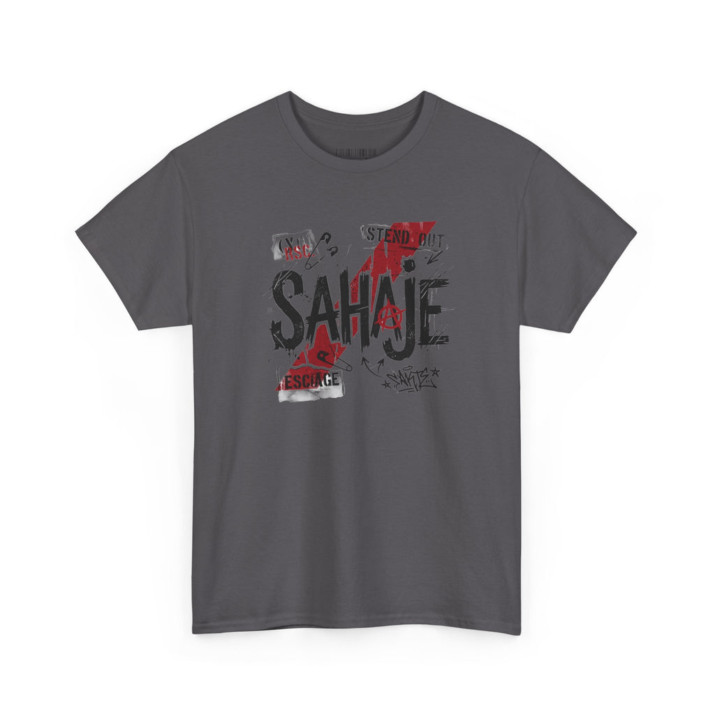 Sahaje Graphic Tee — Street Art Urban Casual T-Shirt