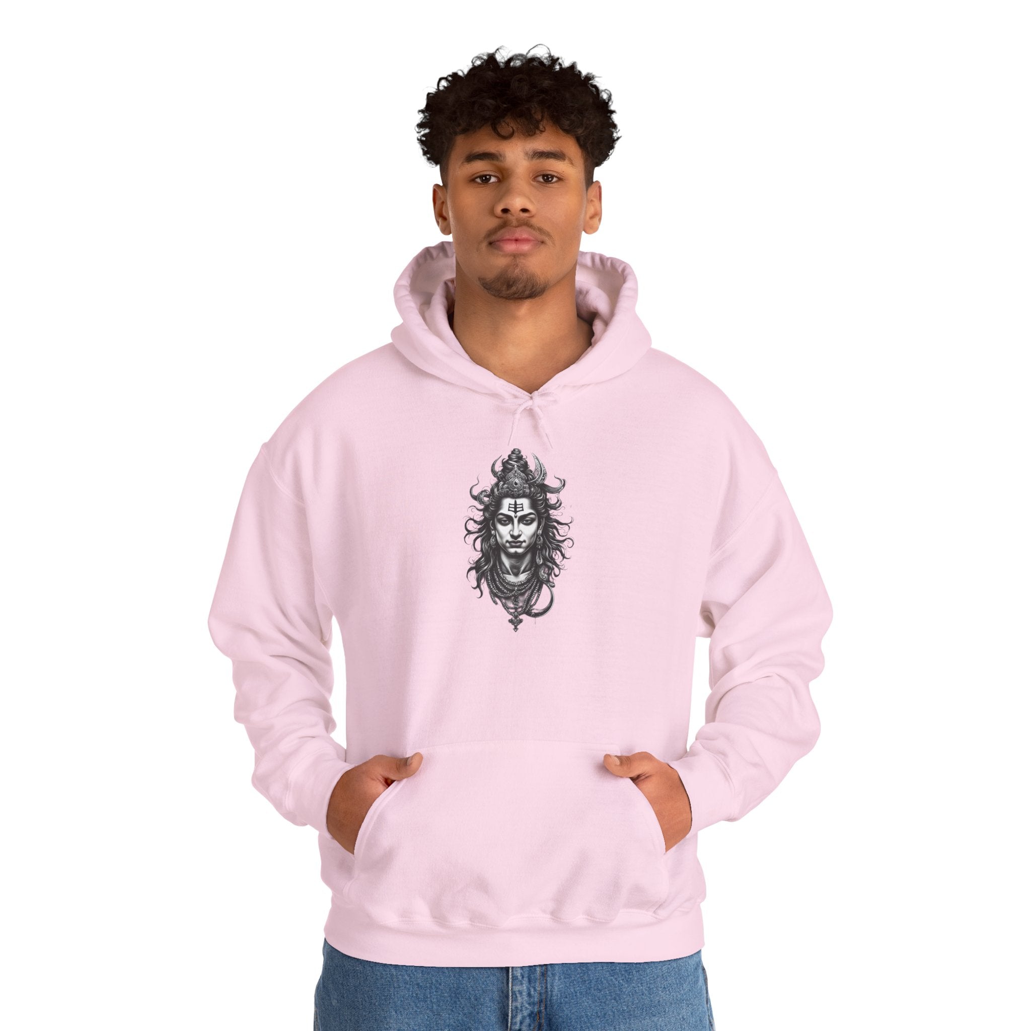 Skull Viking Hoodie — Norse Warrior Graphic Hooded Sweatshirt