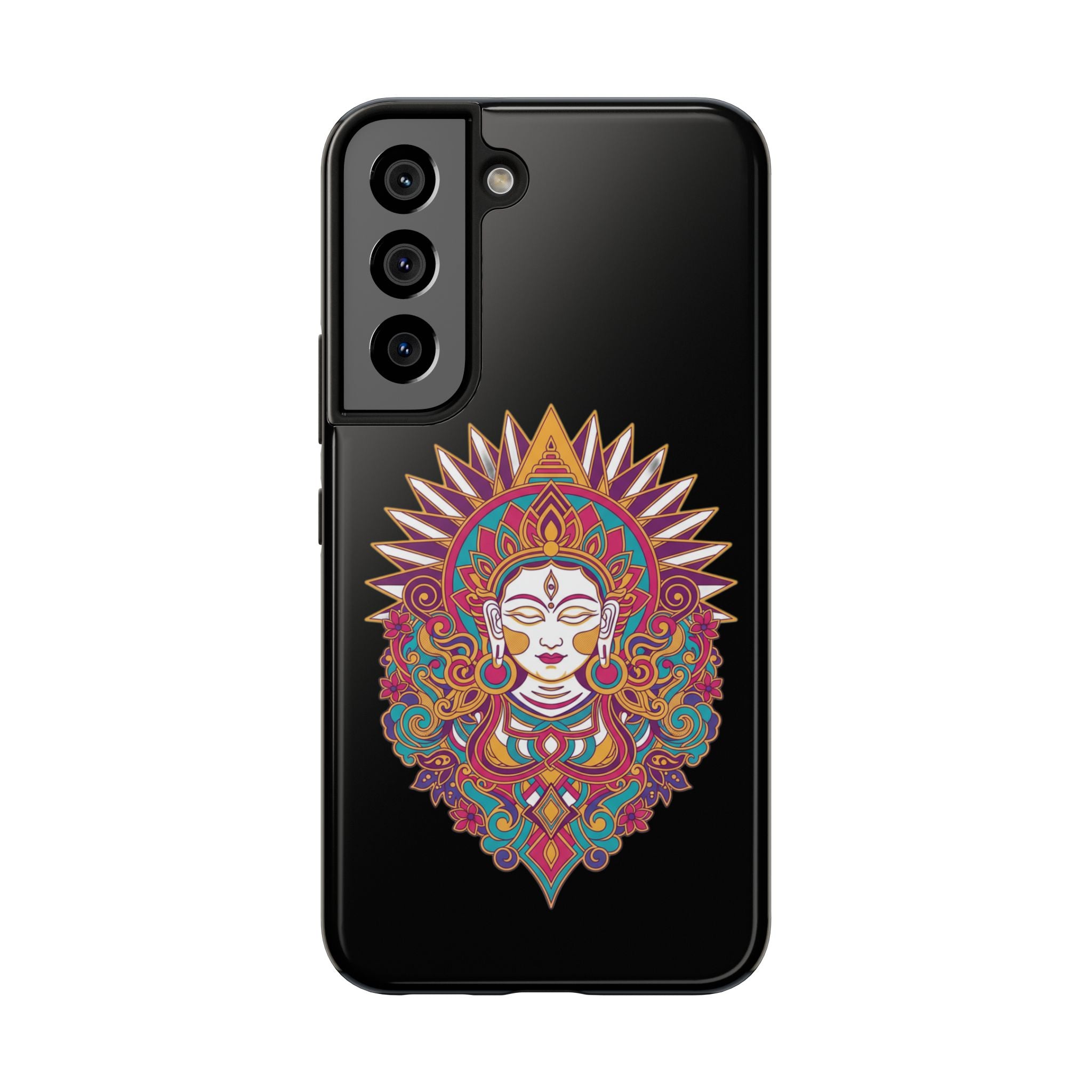 Buddha Mandala Tough Phone Case — Protective Spiritual iPhone Cover