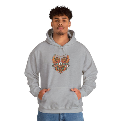 Spiritual Mandala Buddha Hoodie — Colorful Meditation Graphic Sweatshirt