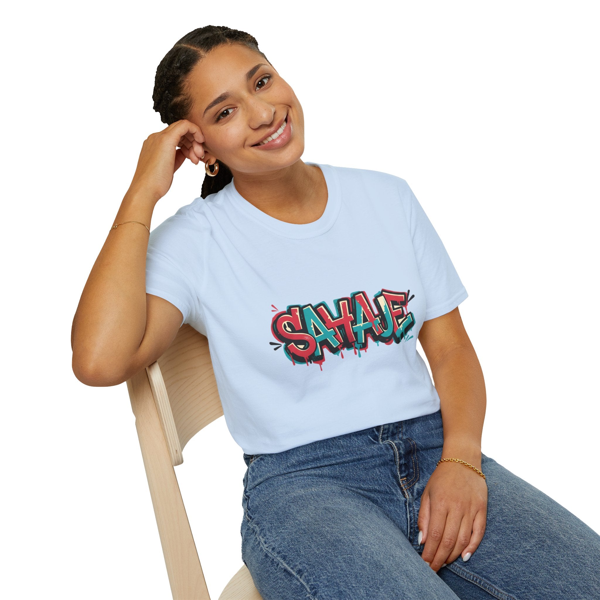 Graffiti 'SAVAGE' Tee — Urban Streetwear Graphic T-Shirt