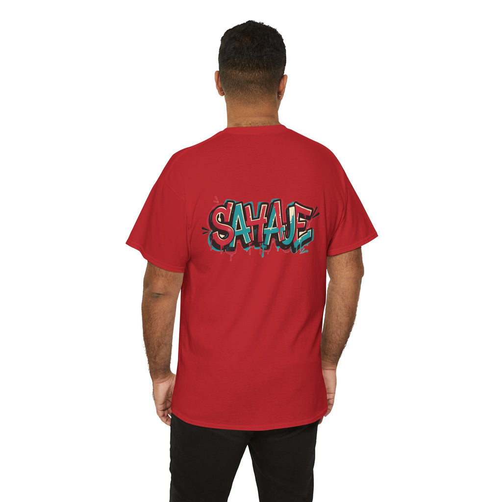 Graffiti "SAVAJE" Tee - Urban Streetwear Graphic T-Shirt