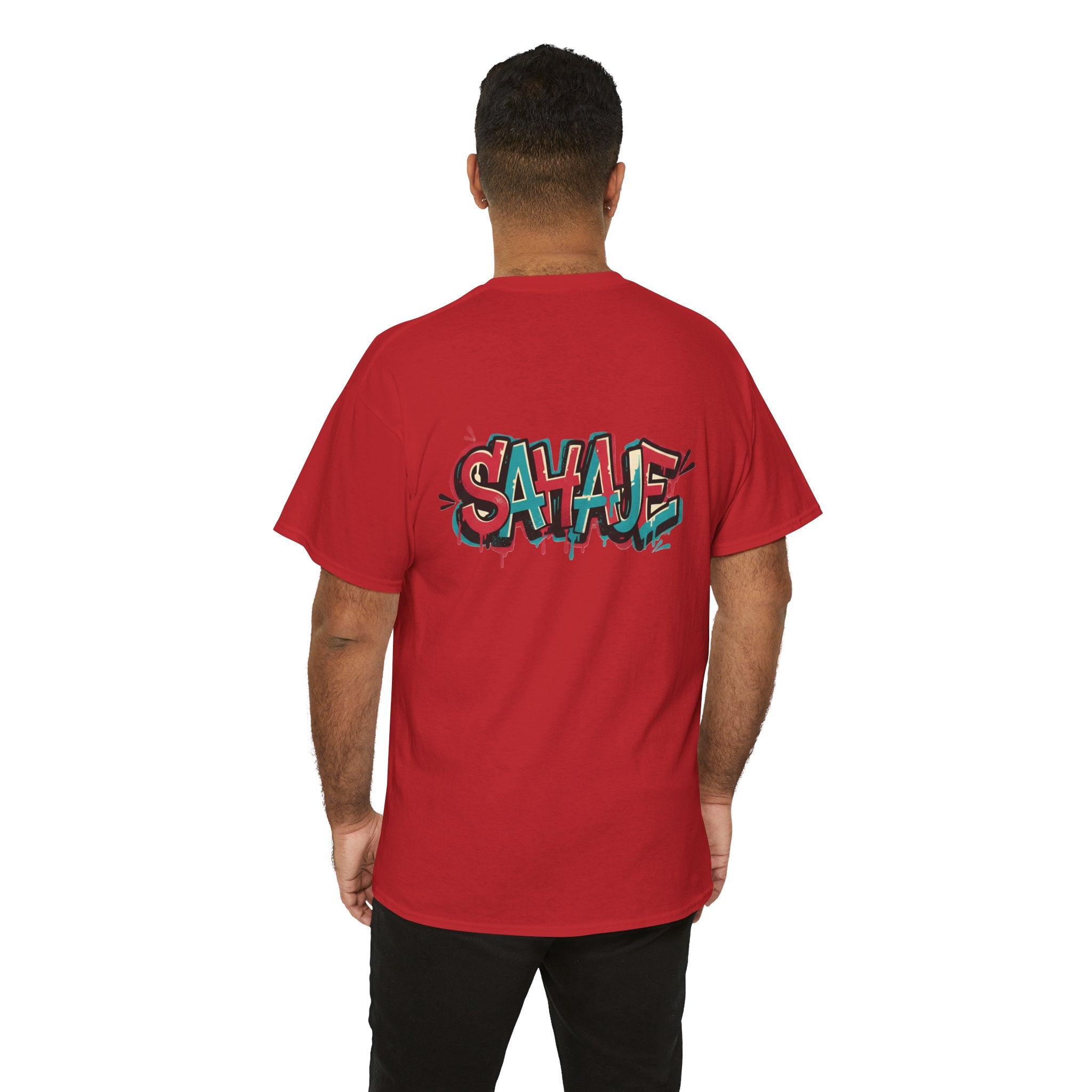 Graffiti "SAVAJE" Tee - Urban Streetwear Graphic T-Shirt