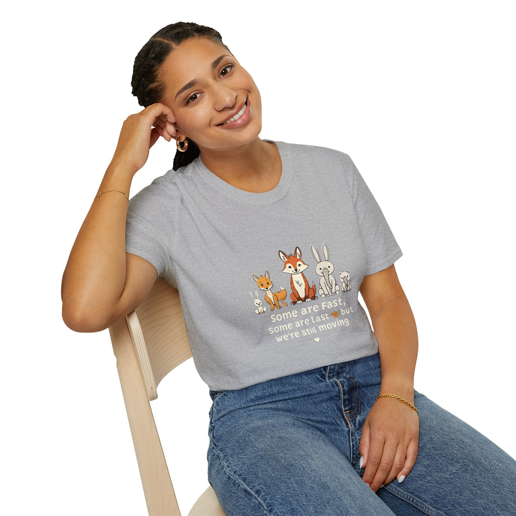 Woodland Friends T-Shirt — Cute Fox, Bunny & Squirrel Graphic