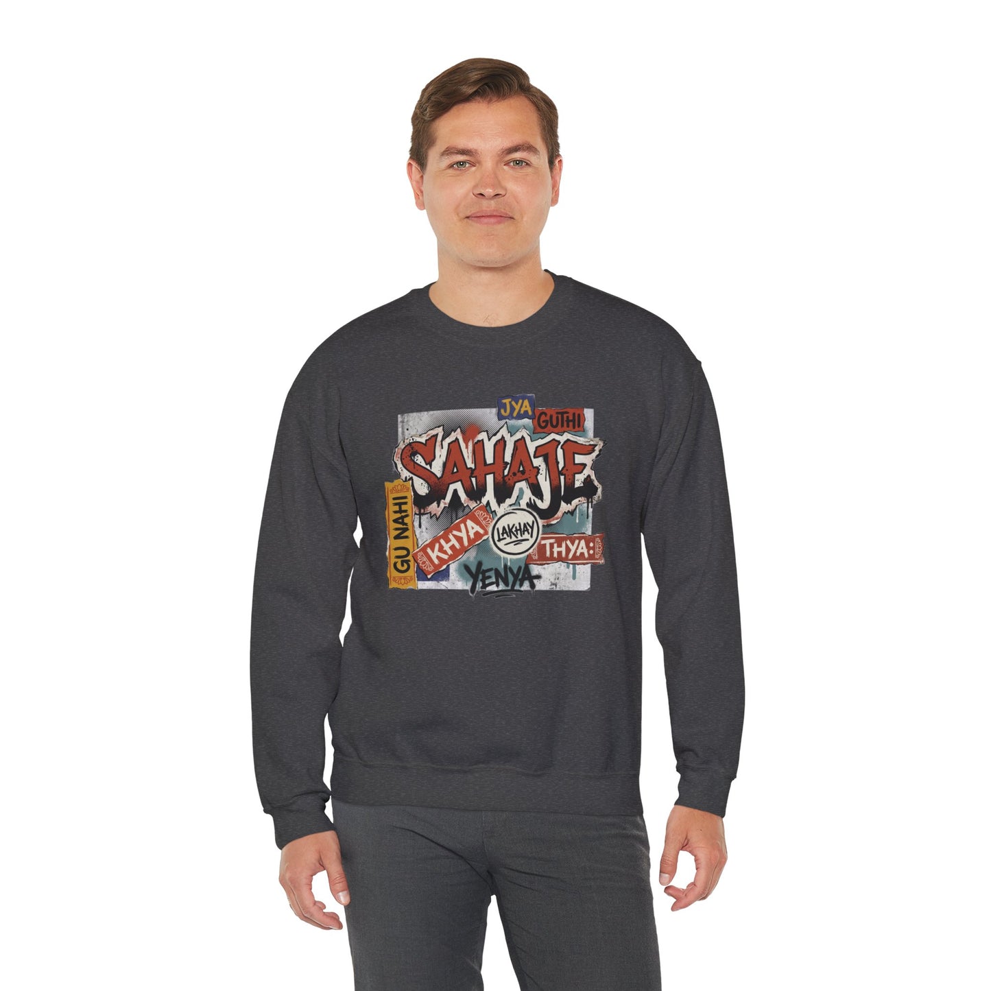 Sahajee Graphic Crewneck Sweatshirt — Urban Tagline Streetwear