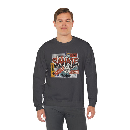Sahajee Graphic Crewneck Sweatshirt — Urban Tagline Streetwear
