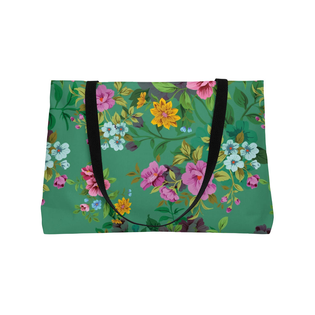 Floral Weekender Tote Bag | Perfect for Travel, Beach, Gym, Shopping, Mother's Day Gift