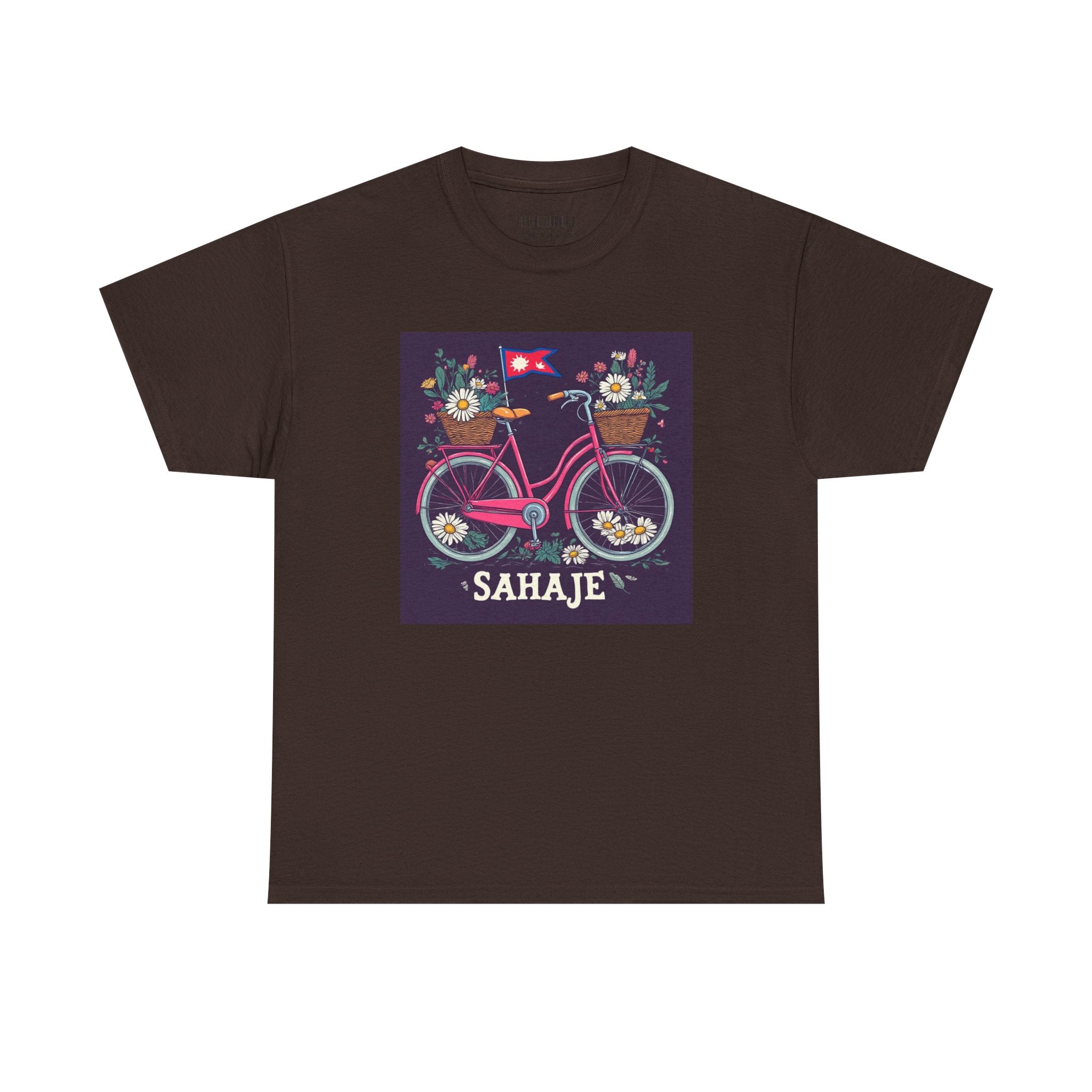 Sahaje Floral Bicycle T‑Shirt