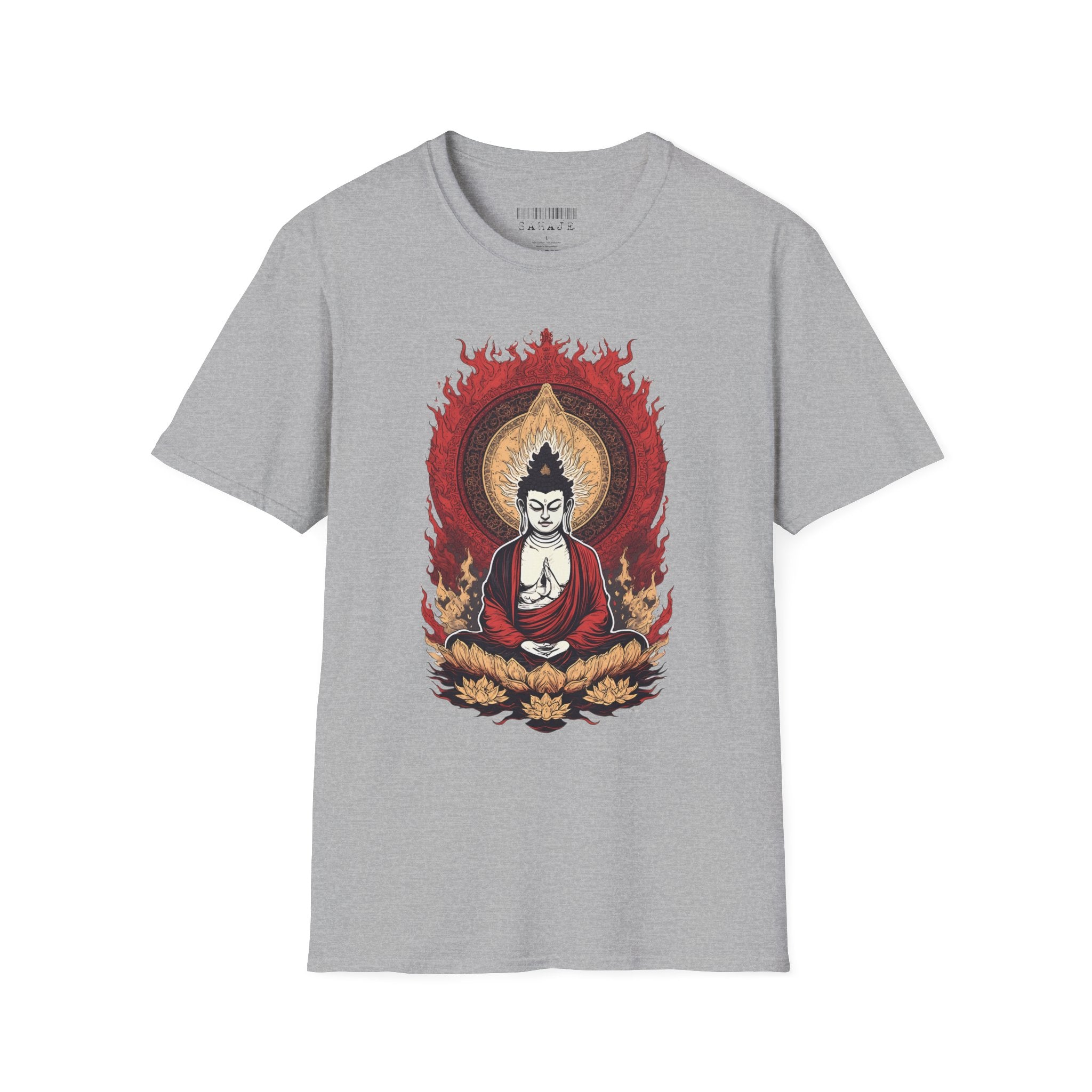 Buddha Lotus Meditation T-Shirt — Zen Buddhist Graphic Tee