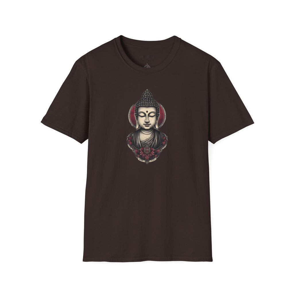 Buddha Portrait Tee — Zen Meditation Graphic T-Shirt
