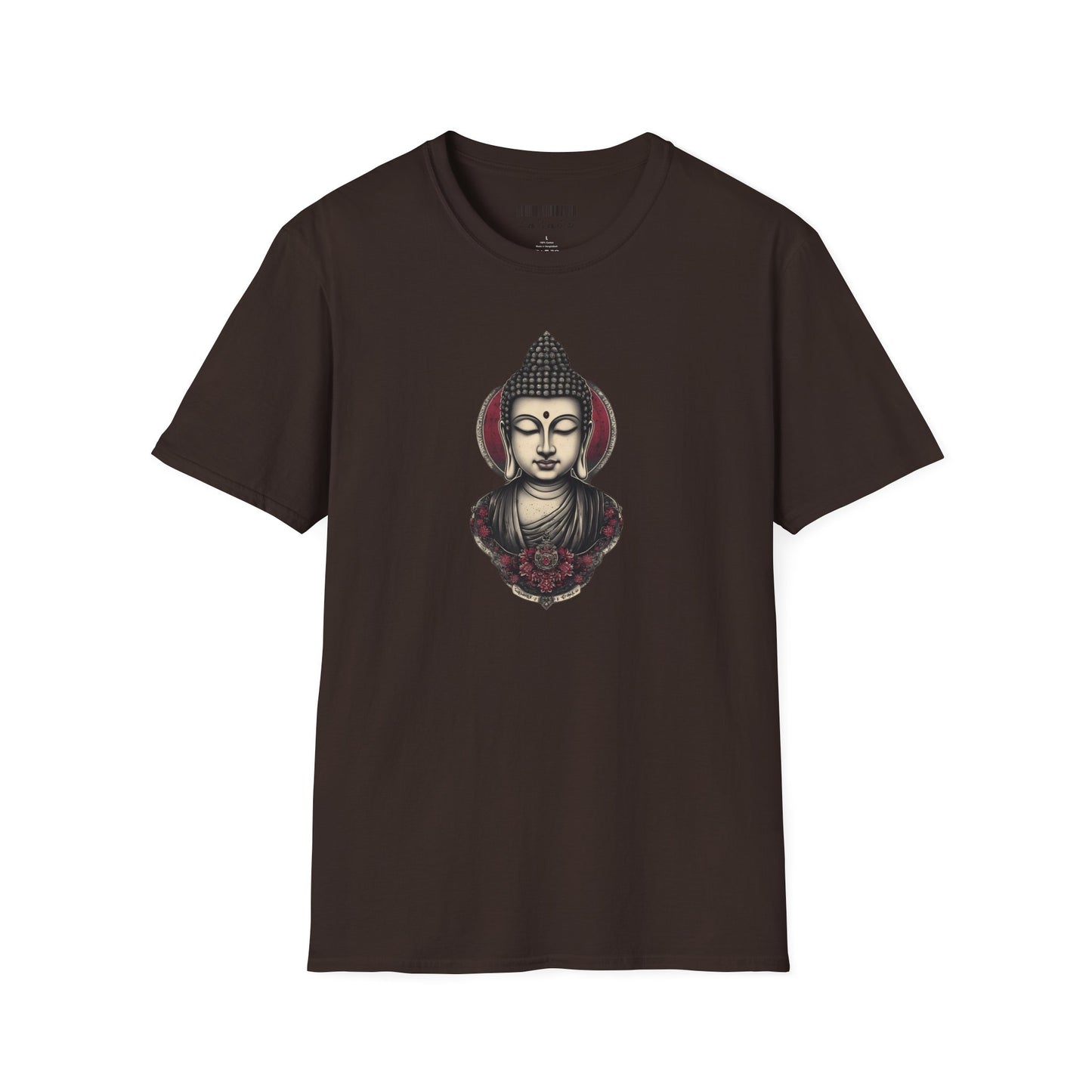 Buddha Portrait Tee — Zen Meditation Graphic T-Shirt