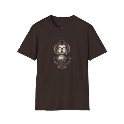 Buddha Portrait Tee — Zen Meditation Graphic T-Shirt