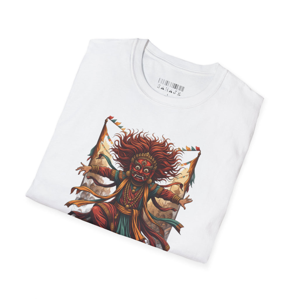 Native Warrior Spirit T‑Shirt — Tribal Dance Illustration