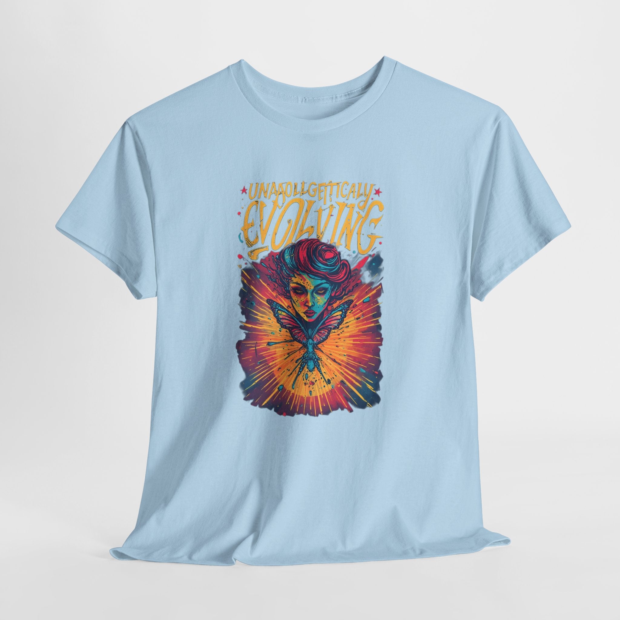 Evolving Alien Graphic Tee — "Unnaturally Evolving" Sci‑Fi Art T-Shirt