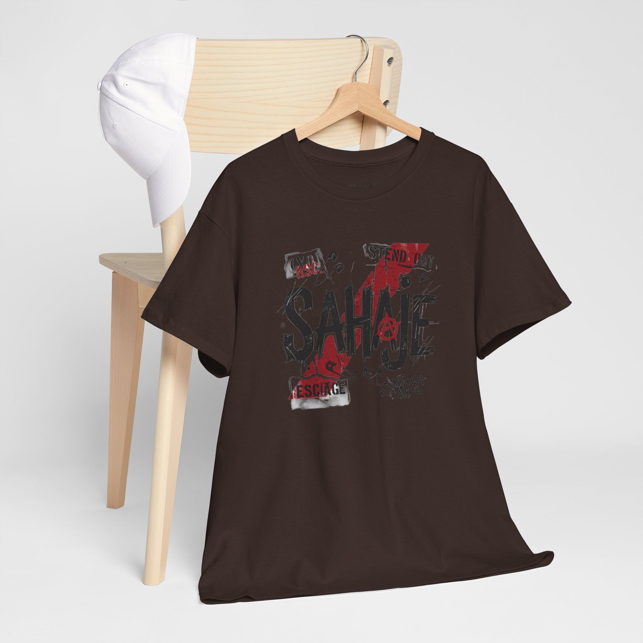Sahaje Graphic Tee — Street Art Urban Casual T-Shirt