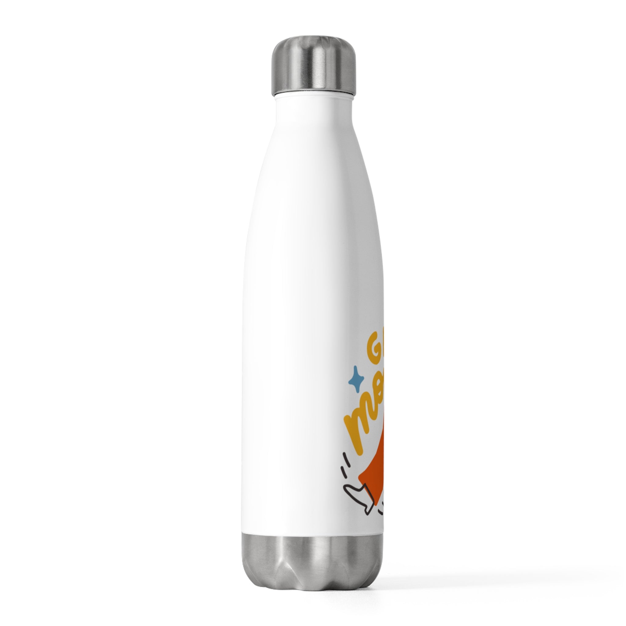 Get Moving Insulated Water Bottle, Motivational Sports Bottle, Hydration Gift, Fitness Bottle, Exercise Accessories, Healthy Living
