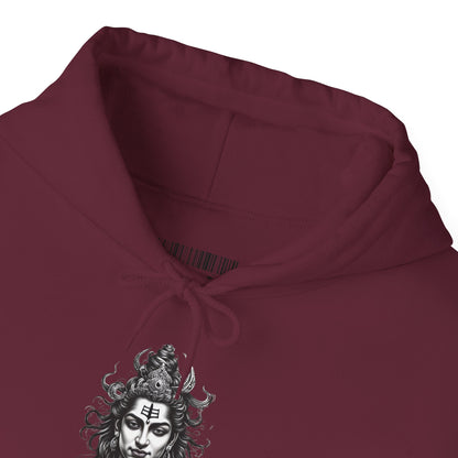 Skull Viking Hoodie — Norse Warrior Graphic Hooded Sweatshirt