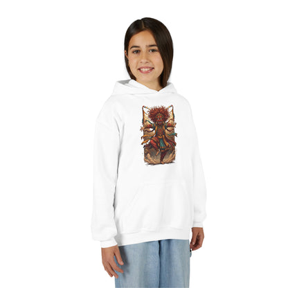 Youth Hoodie — Tribal Sun Dancer Graphic Kids Sweatshirt