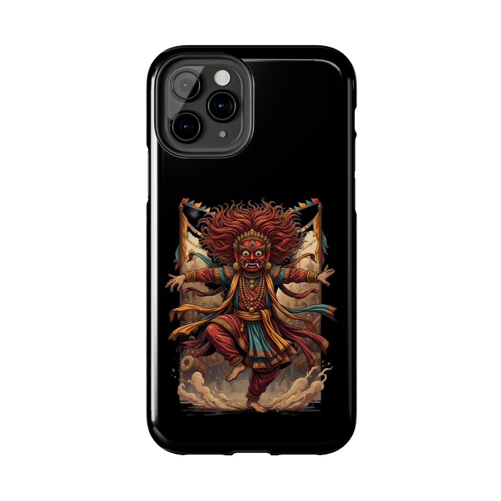 Tibetan Demon Dance Tough Phone Case — Bold Mythic Protective Cover