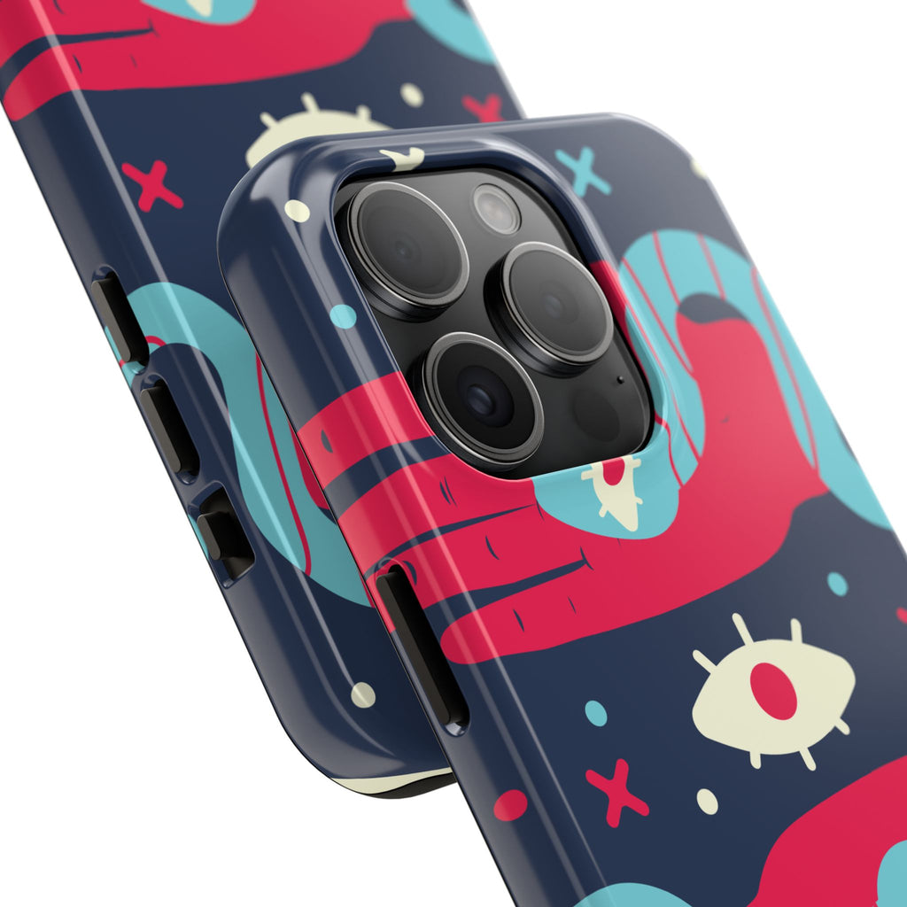 Vibrant Tough Phone Cases with Unique Eye Design, Durable Phone Cover, Trendy Accessories, Gift for Art Lovers, Unique Phone Protector