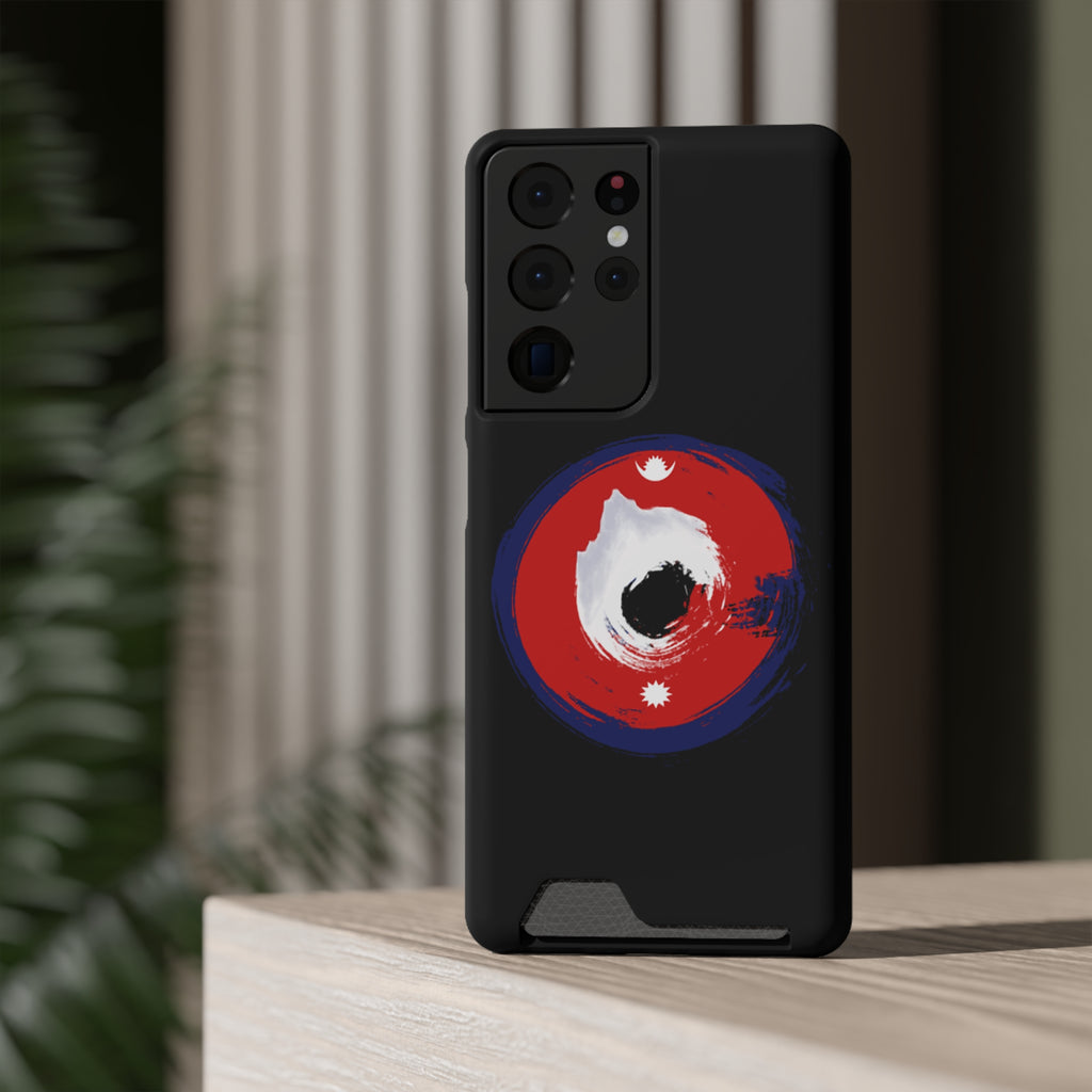 Sleek Phone Case with Card Holder – Unique Design, Gift for Students, Stylish Accessory, Everyday Use, Functional & Fashionable