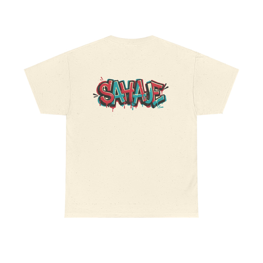 Graffiti "SAVAJE" Tee - Urban Streetwear Graphic T-Shirt