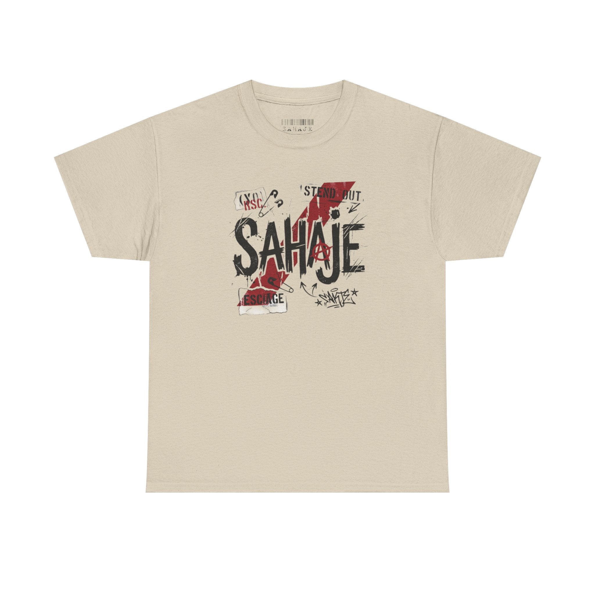 Sahaje Graphic Tee — Street Art Urban Casual T-Shirt