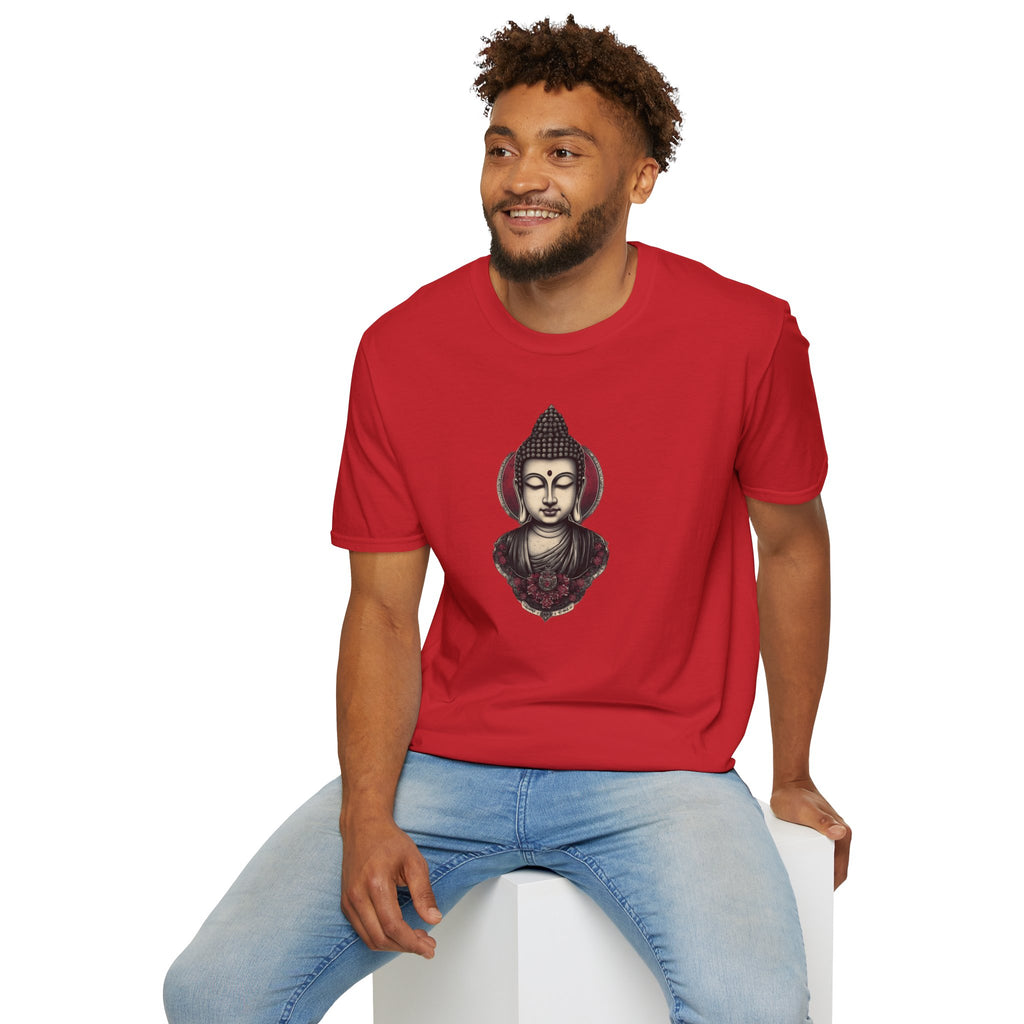 Buddha Portrait Tee — Zen Meditation Graphic T-Shirt