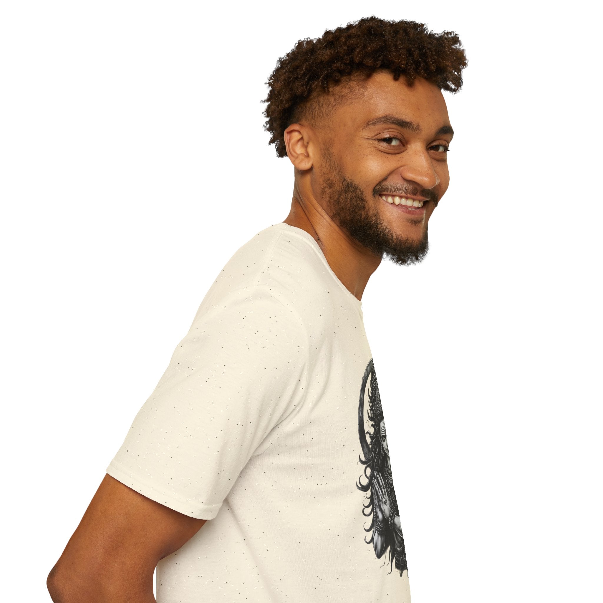 Shiva Portrait T‑Shirt – Intricate Hindu Deity Art Tee