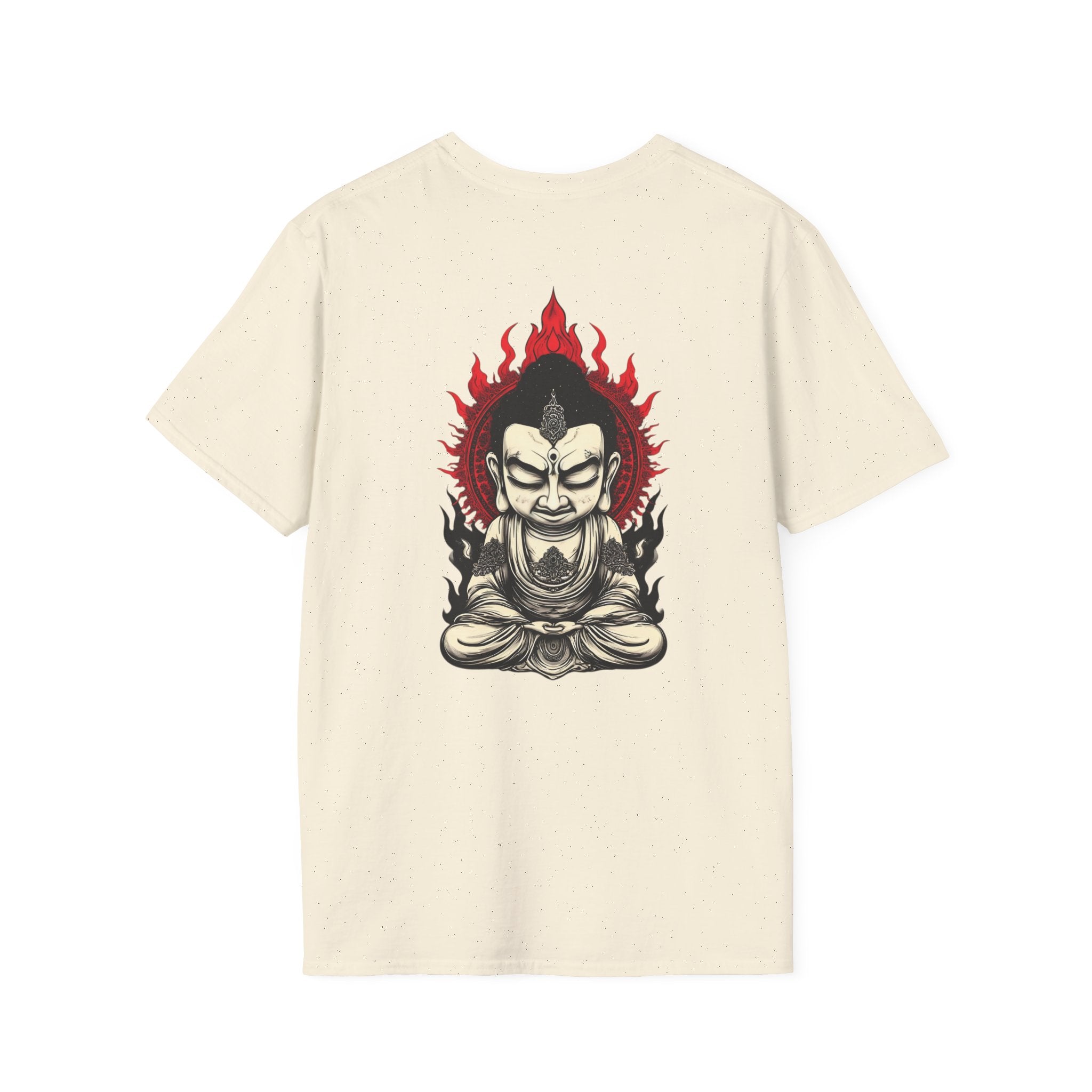 Buddha Flame T-Shirt — Fierce Meditating Buddha Graphic Tee