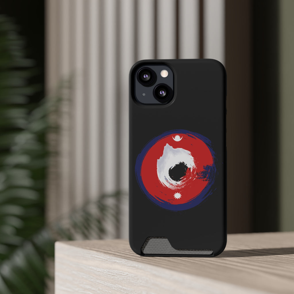 Sleek Phone Case with Card Holder – Unique Design, Gift for Students, Stylish Accessory, Everyday Use, Functional & Fashionable