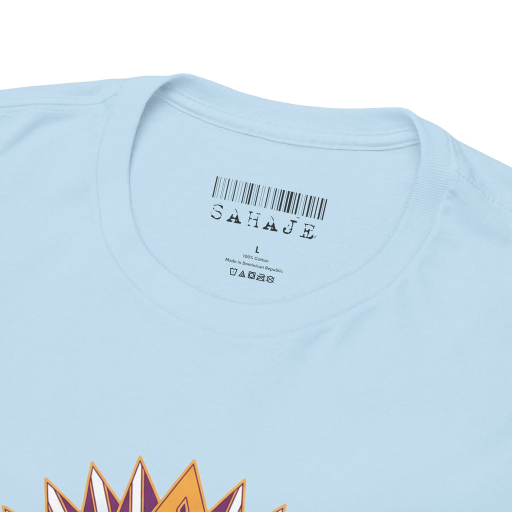 Spiritual Goddess Sun Mandala Tee — Colorful Boho Yoga T‑Shirt