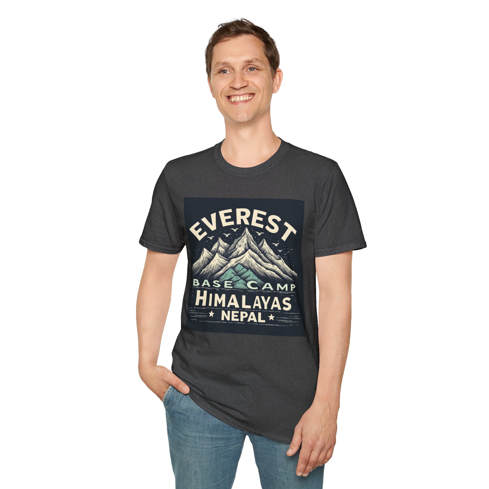 Everest Base Camp T-Shirt – Himalayas Nepal Vintage Mountain Tee