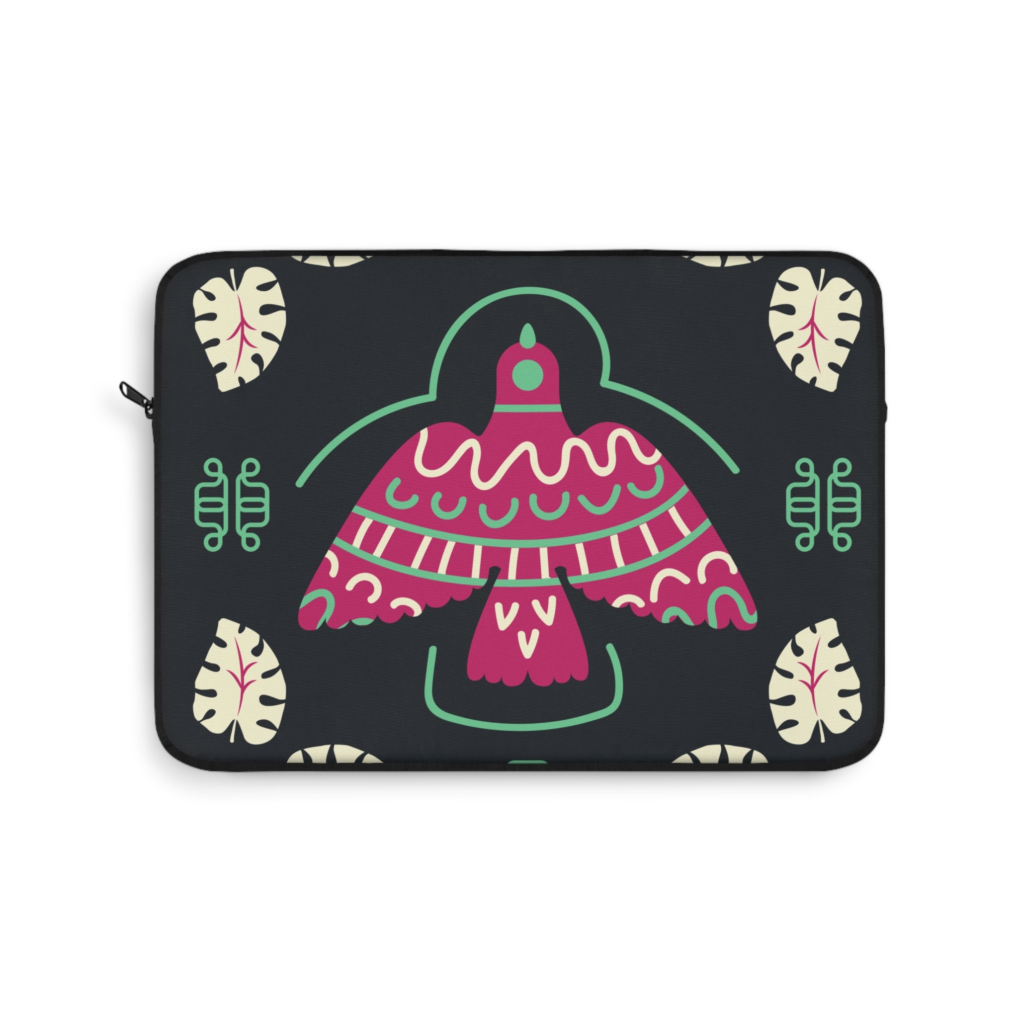 Colorful Laptop Sleeve with Unique Bird Design, Stylish Tech Accessory, Perfect for Students, Gifts for Her, Boho Home Office Decor