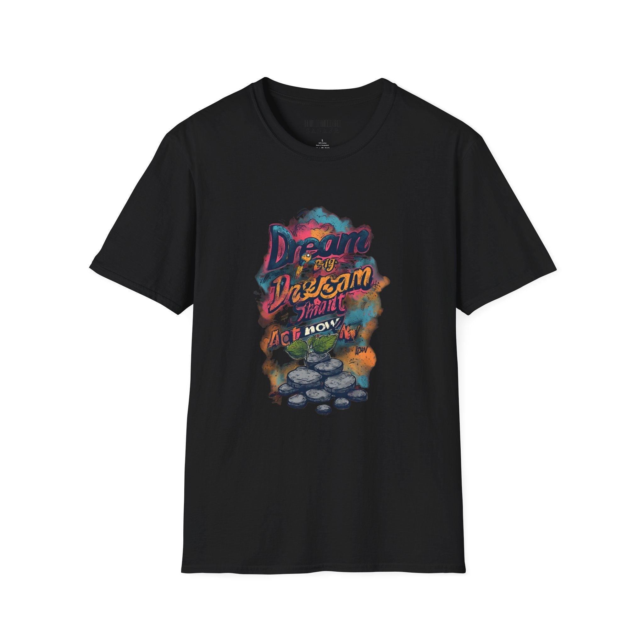 Dream Bigger Graphic T-Shirt — "Dream. Design. Do." Inspirational Tee