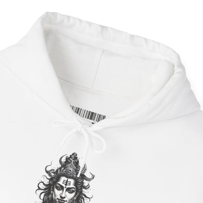 Skull Viking Hoodie — Norse Warrior Graphic Hooded Sweatshirt