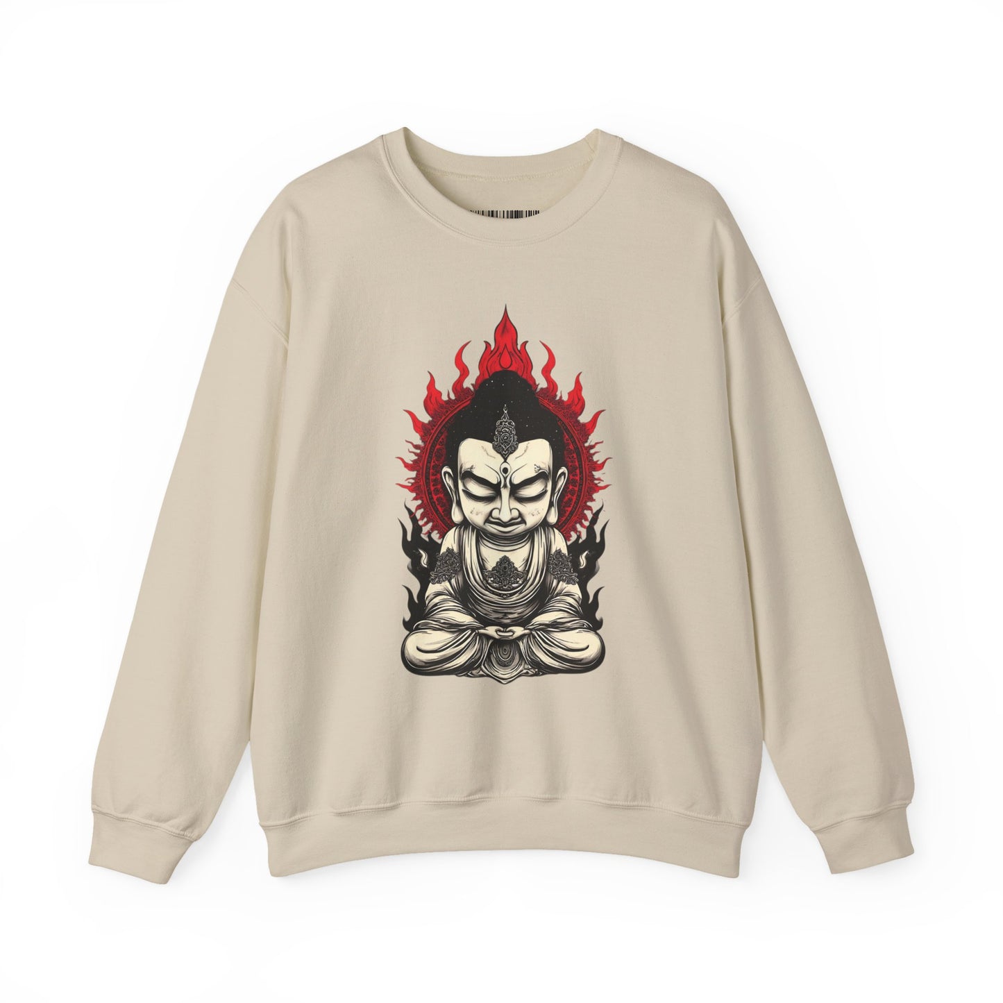 Buddha Flame Crewneck Sweatshirt