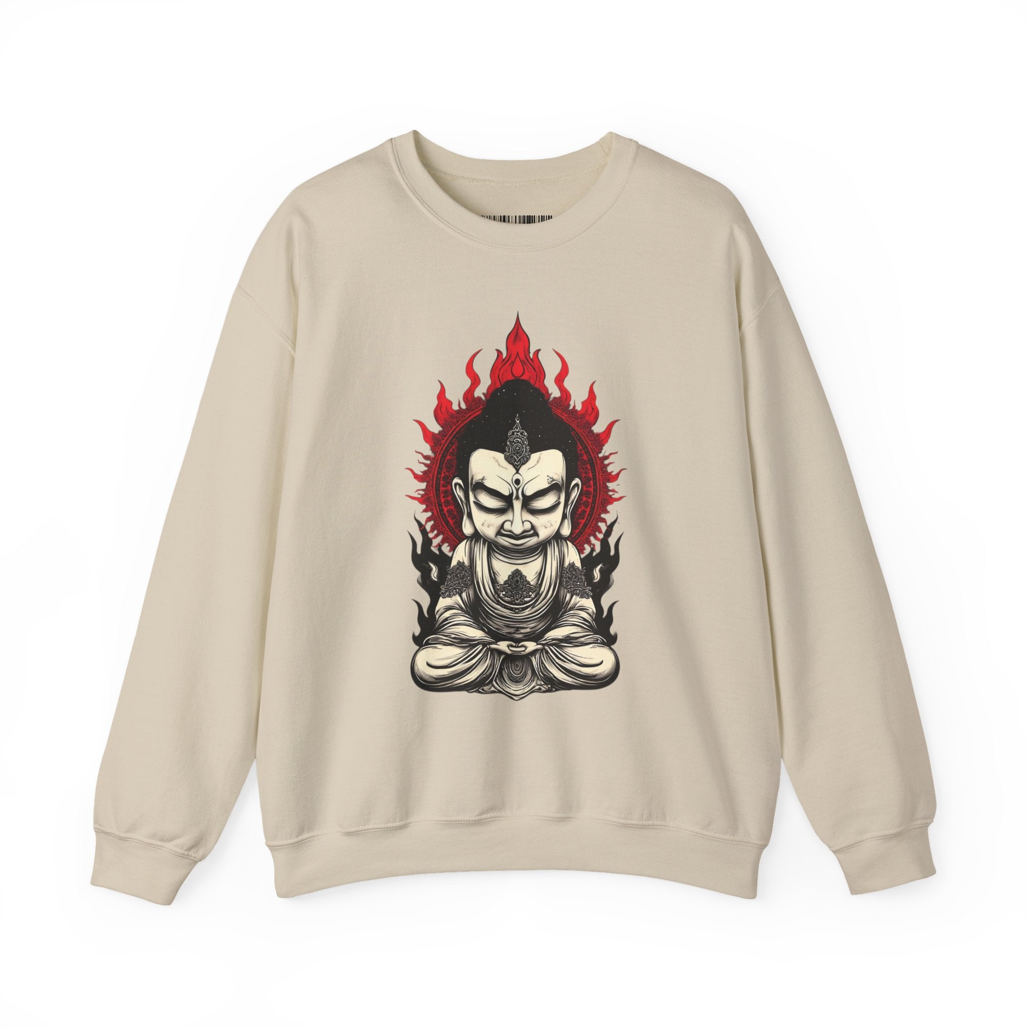Buddha Flame Crewneck Sweatshirt