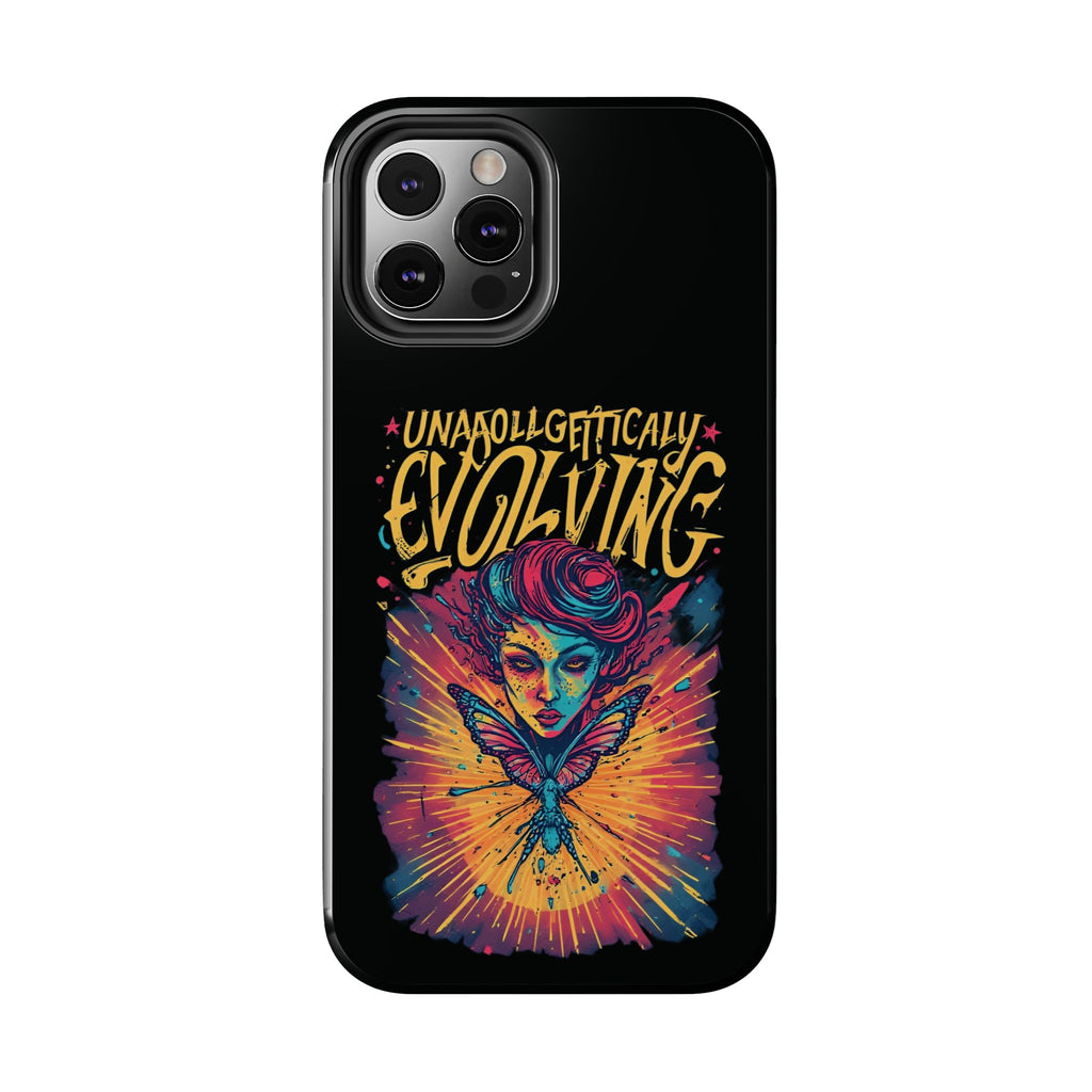 Evolving Butterfly Phone Case — "Unapologetically Evolving" Artistic Protective Case
