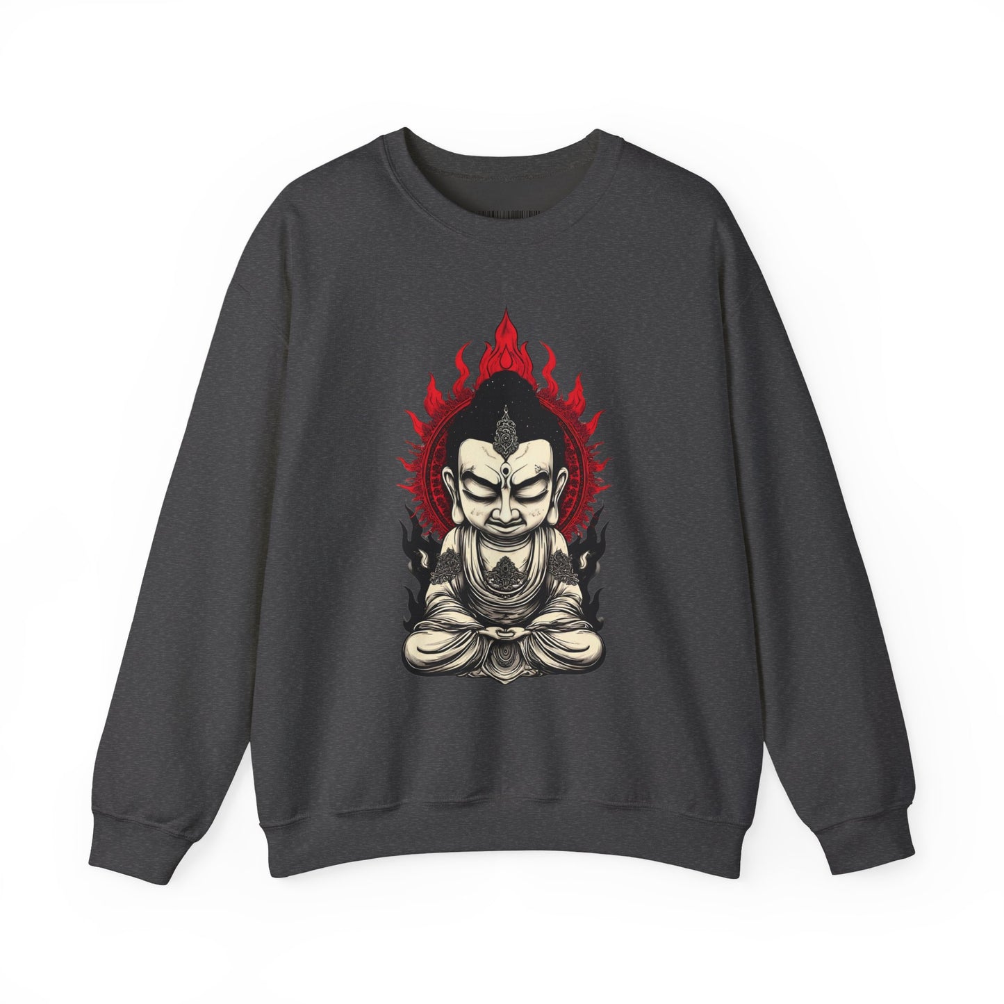Buddha Flame Crewneck Sweatshirt