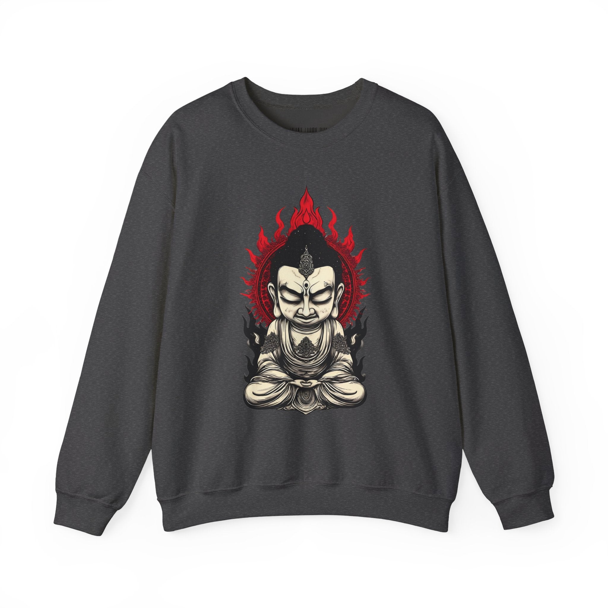 Buddha Flame Crewneck Sweatshirt