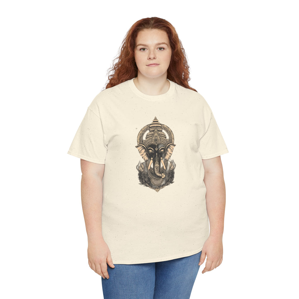Elephant Mandala T‑Shirt — Spiritual Ganesha-Inspired Graphic Tee