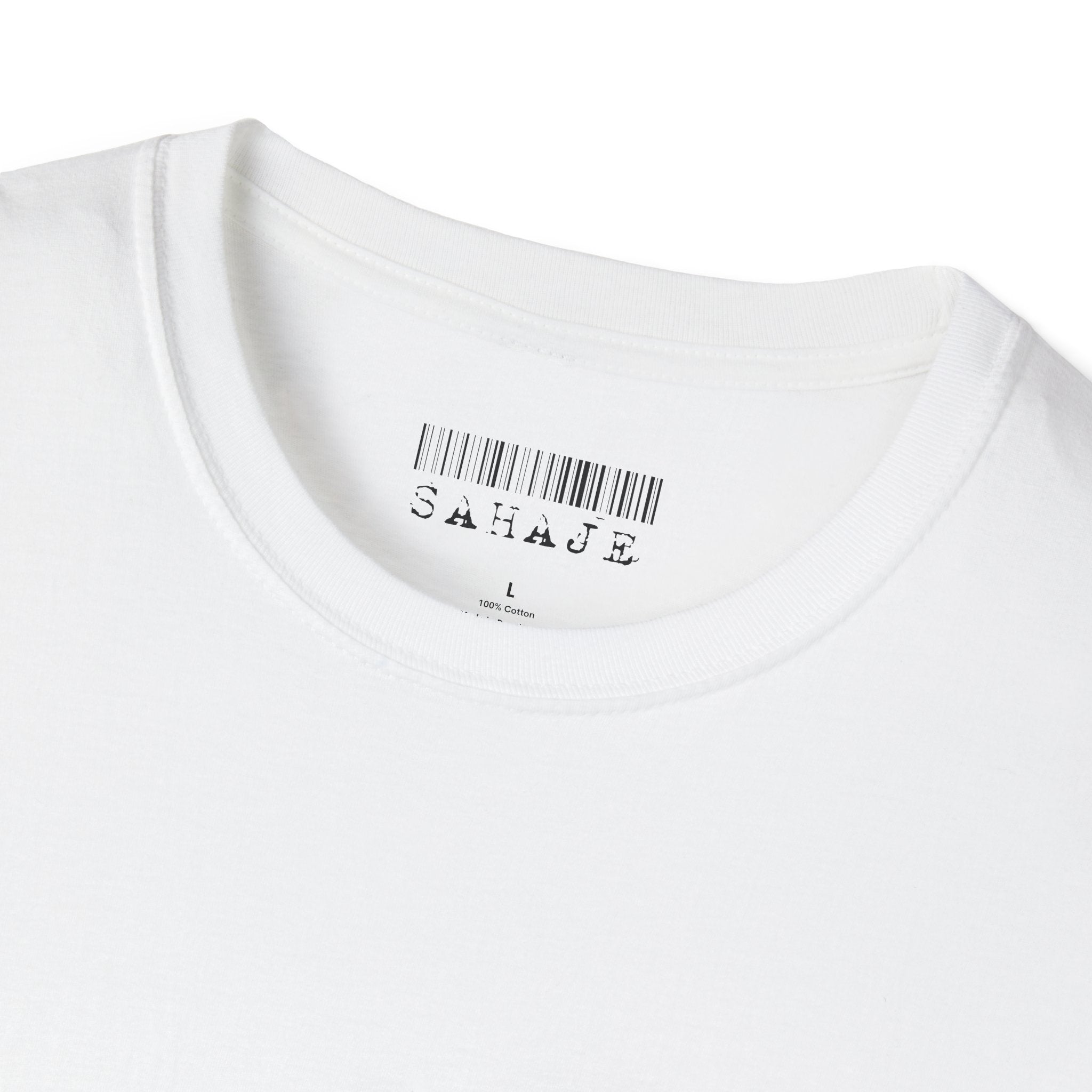 T-Shirt — Colorful Sahaje Skull Back Print