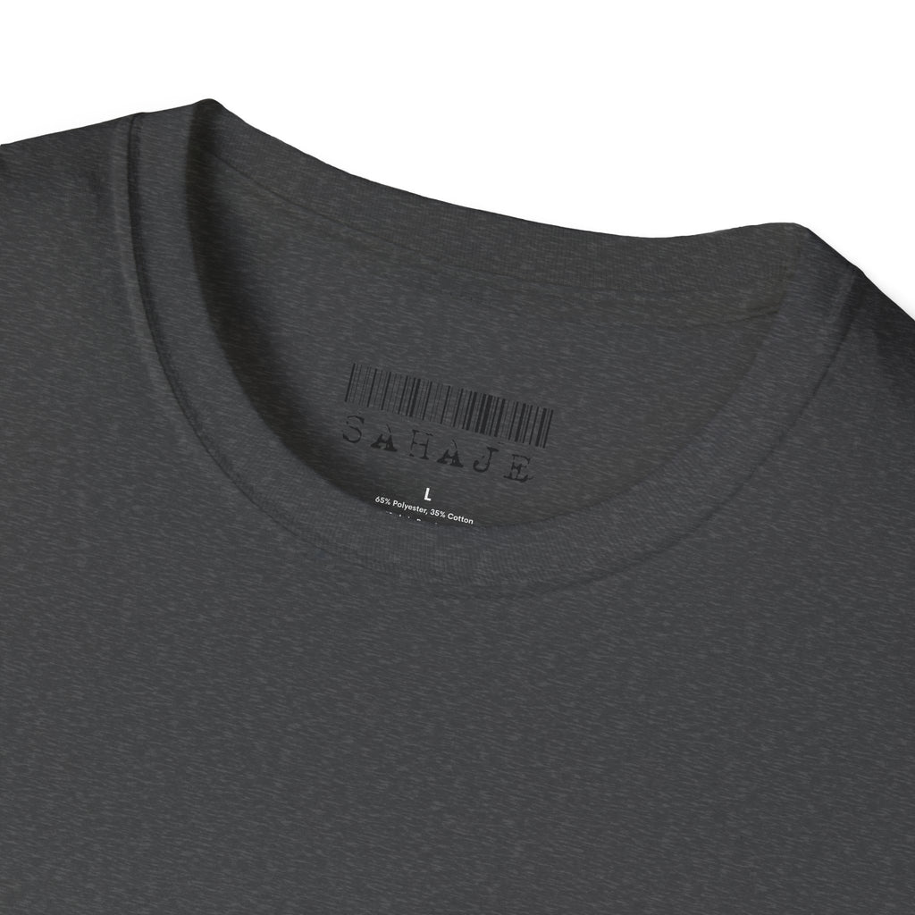 Abstract Geometric Graphic T-Shirt — 'Sahahe' Modern Art Back Print