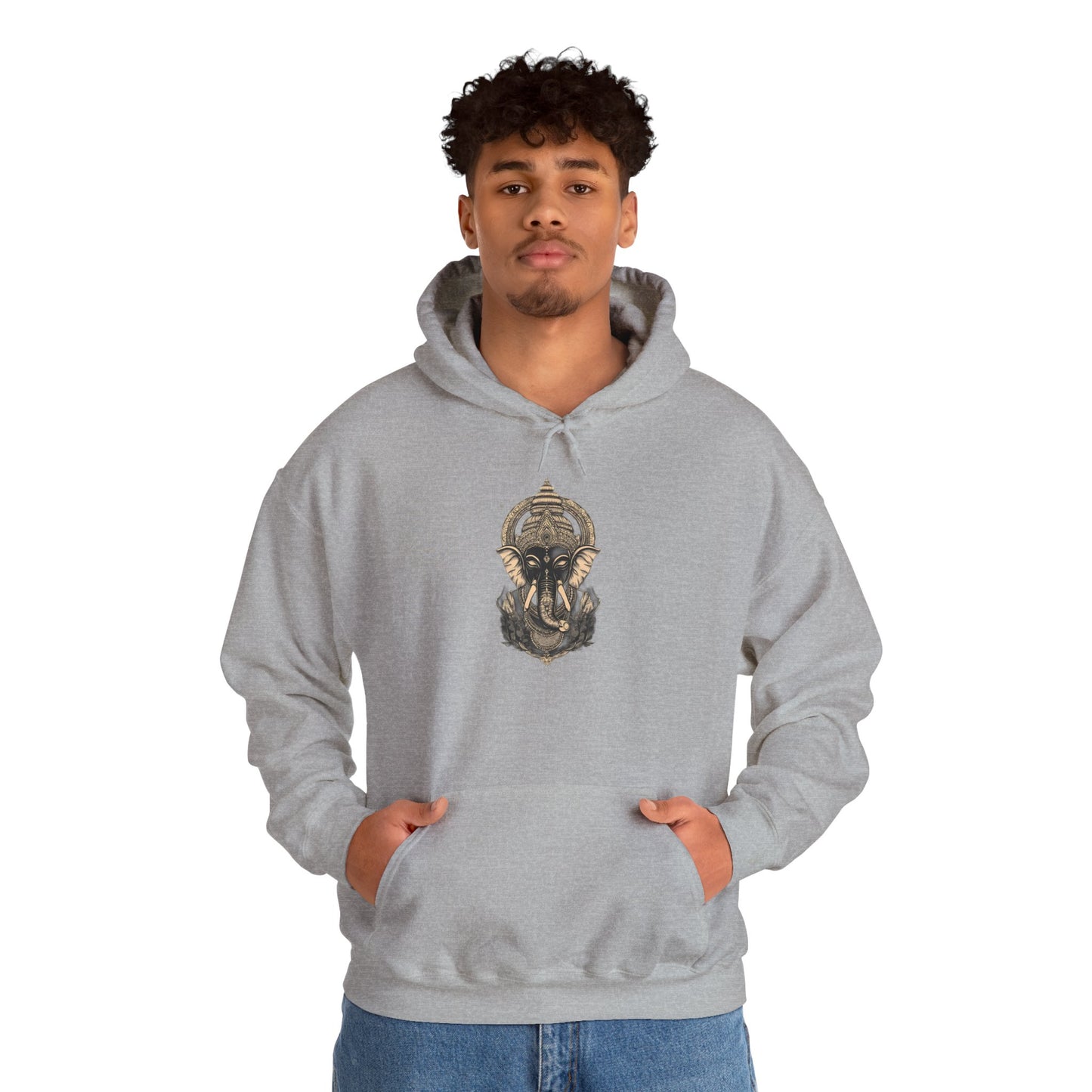 Egyptian Pharaoh Helmet Hoodie — Ancient Warrior Graphic Sweatshirt