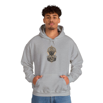 Egyptian Pharaoh Helmet Hoodie — Ancient Warrior Graphic Sweatshirt