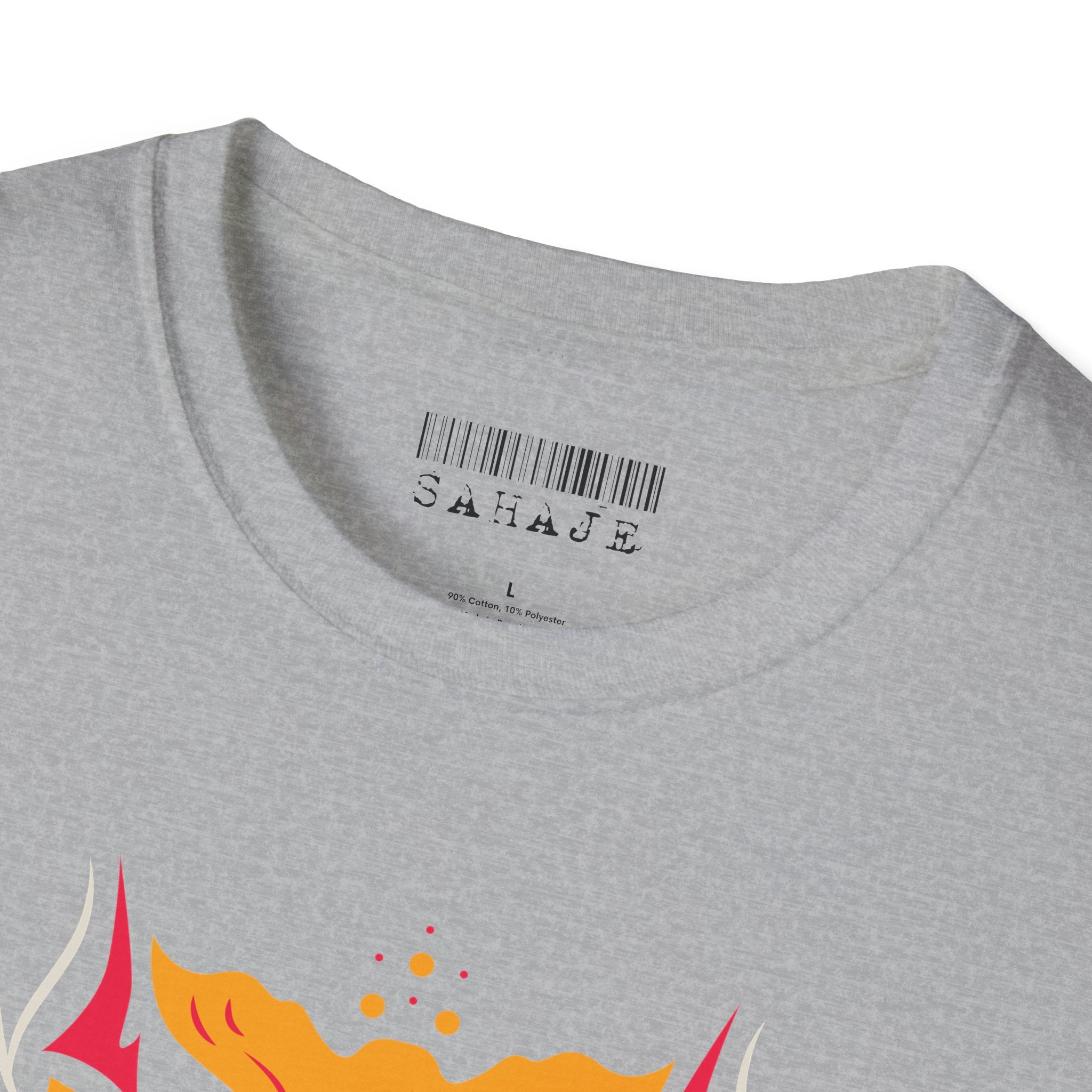 Sahaje Floral Snake Graphic T-Shirt